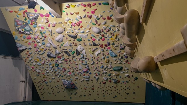 Trainingsruimte Kunststof Boulderhal