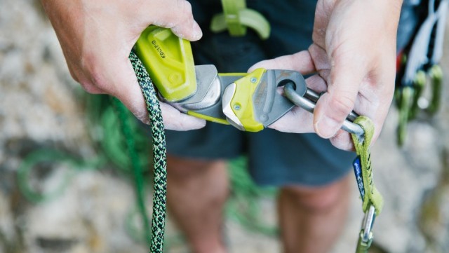 Edelrid Ohm in gebruik