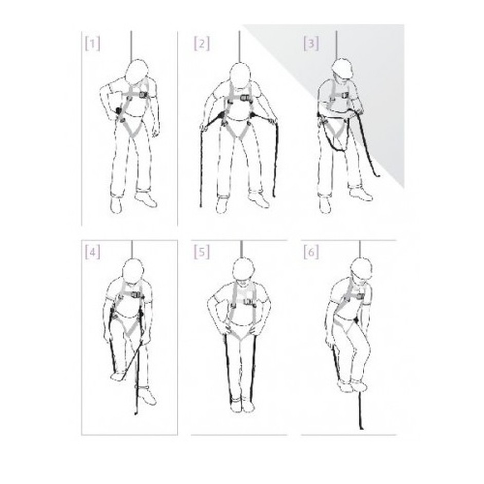 Secura Trauma Suspension Straps, per 2 verpakt SafetyPro